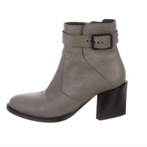 Helmut Lang Gray Ankle Boots